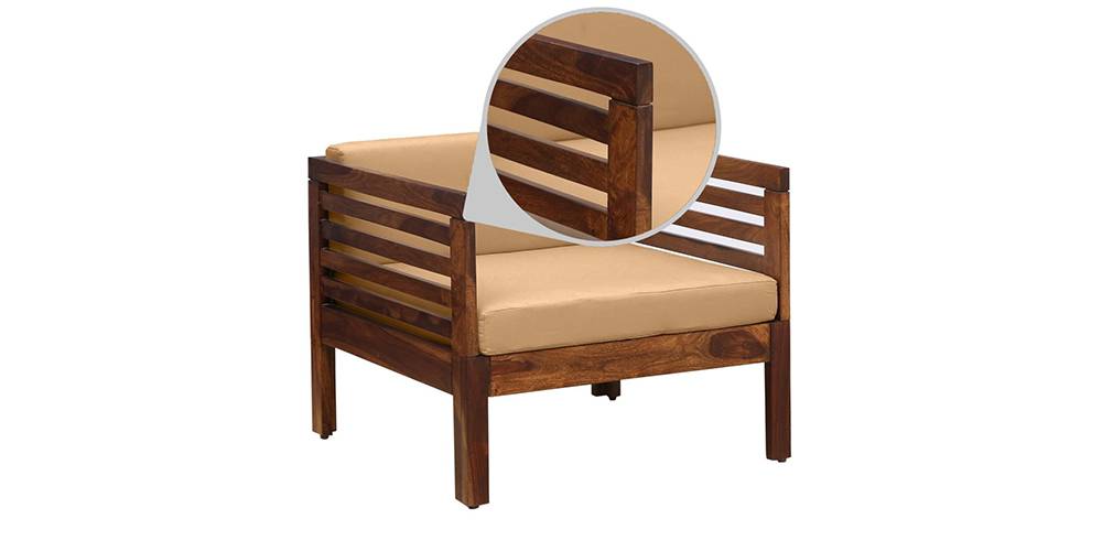 Antonio Wooden Sofa (Provincial Teak)